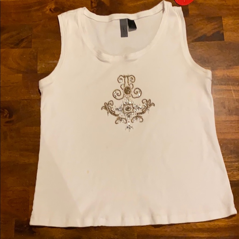 Venezia White Tank Top 18/20